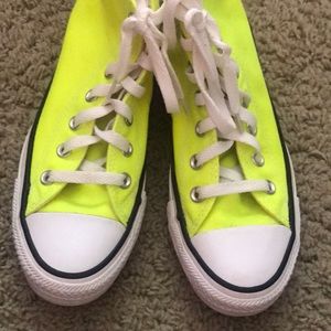 Neon Hightop Converse